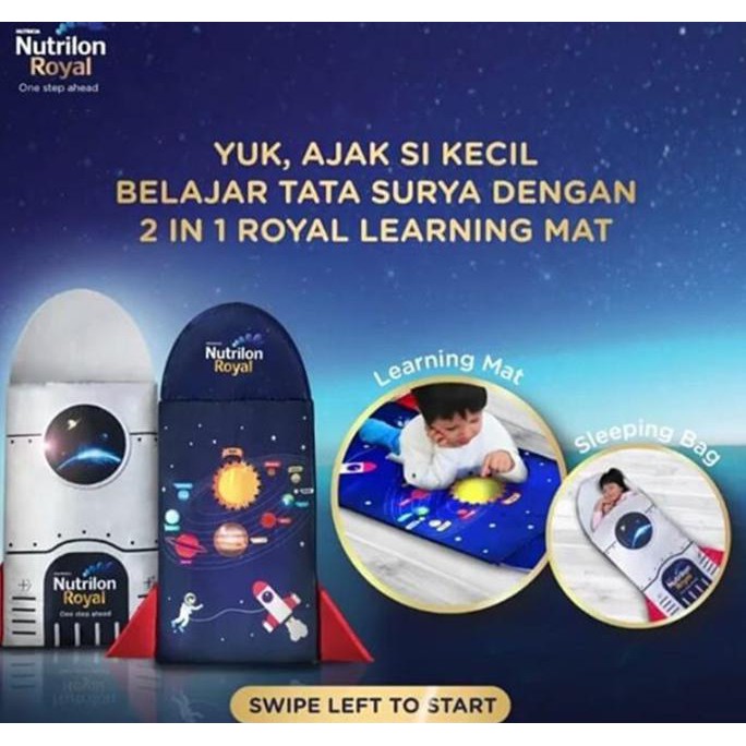 Learning Mat Nutrilon Royal Space Sleeping Bag Camping Tent