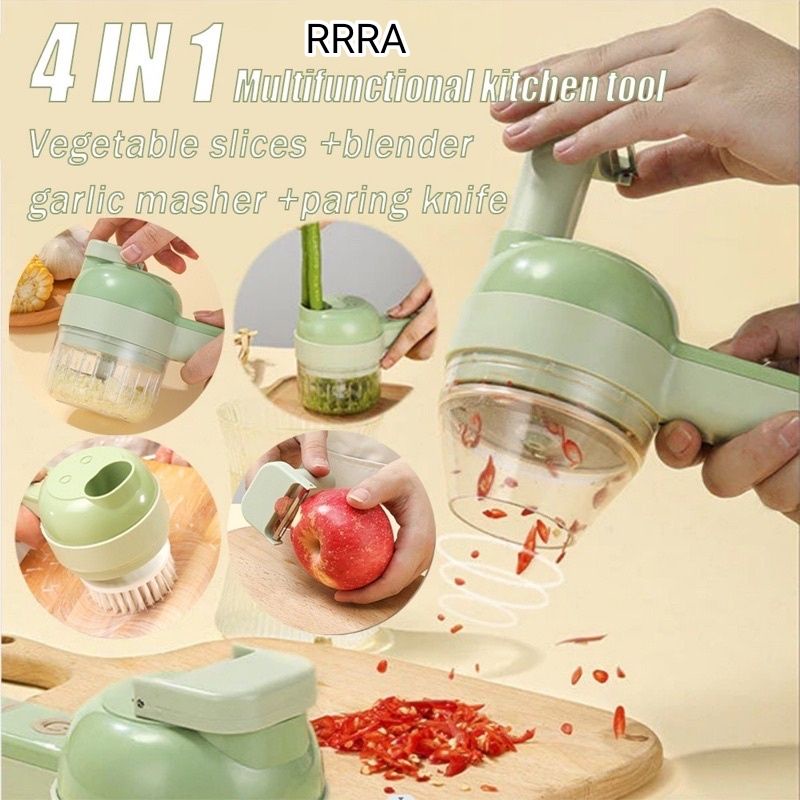 Blender Choper Portable USB Wireless Alat Pemotong Sayuran