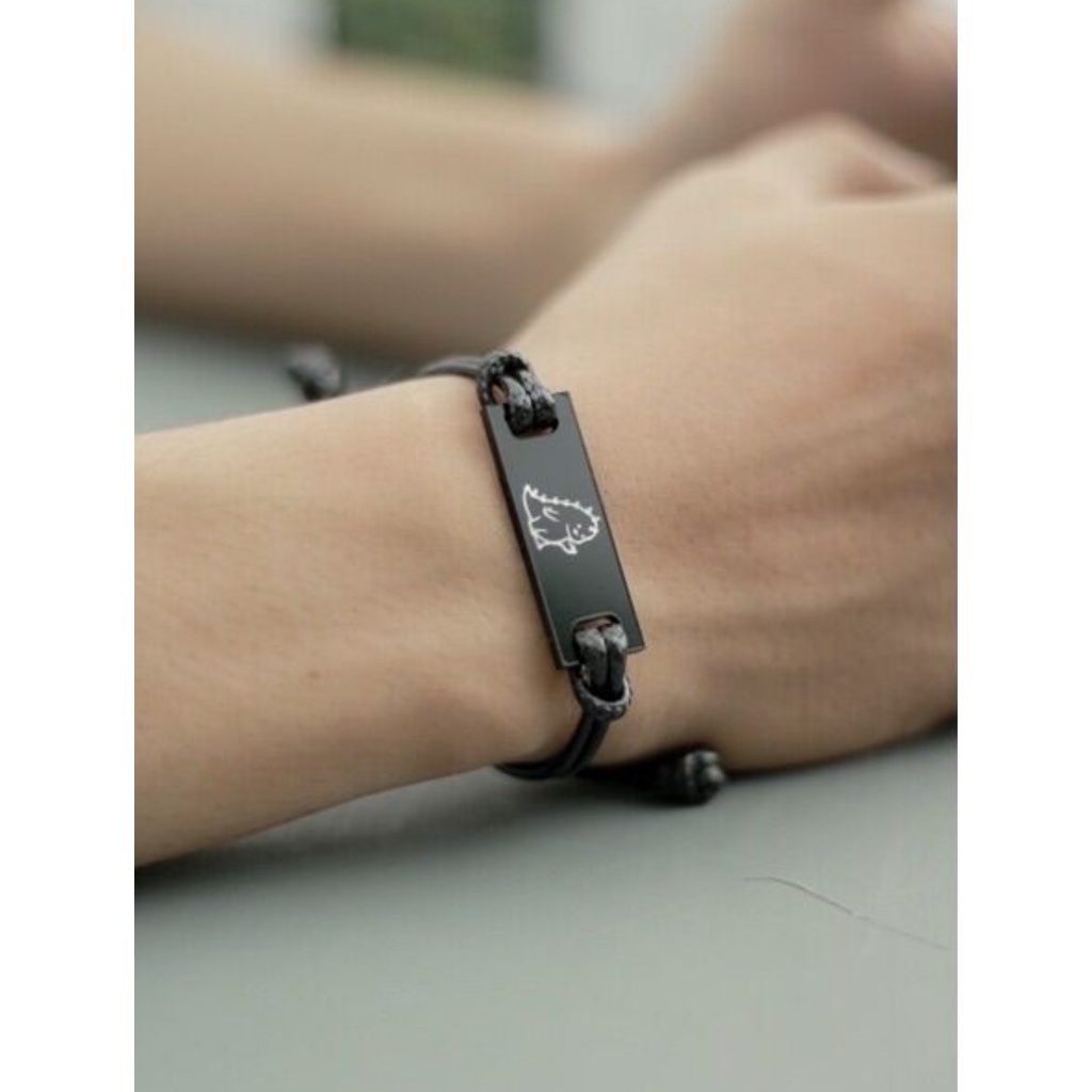 GELANG DINO COUPLE NAMA HURUF ANGKA