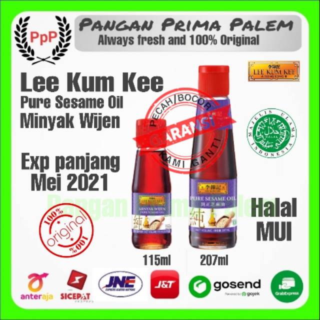 Lee Kum Kee Minyak Wijen / Sesame Oil HALAL Shopee Indonesia