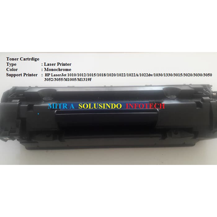 Toner Cartridge Compatible Q2612A HP LaserJet 1018 1020 1022