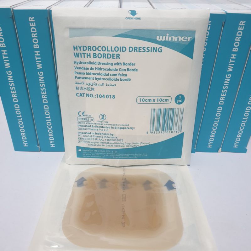 Hydrocolloid Dressing 10cm x 10cm Hydrocolloid Foam Dressing Hydrocolloid With Border DuoDerm