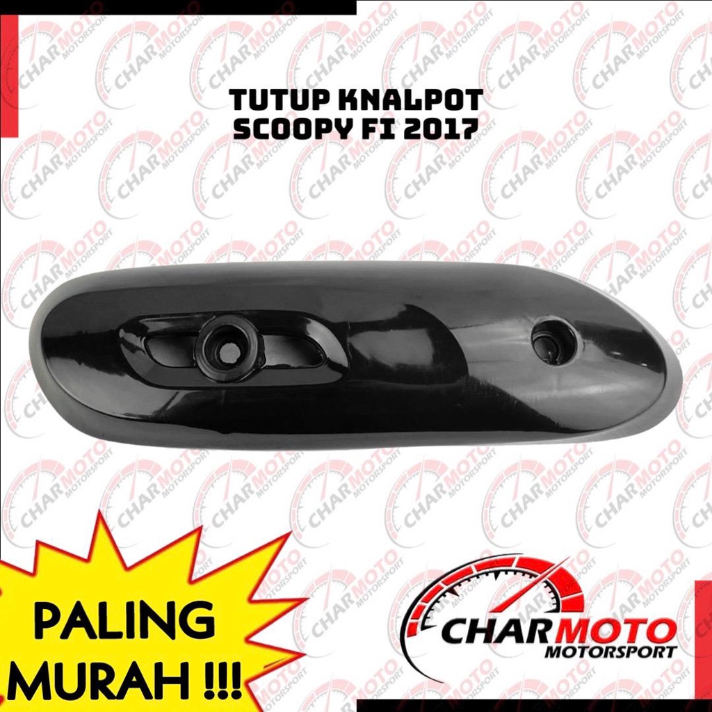 Cover Tutup Knalpot Premium Scoopy Variasi 2020 &amp; FI 2017 PNP - Charmoto