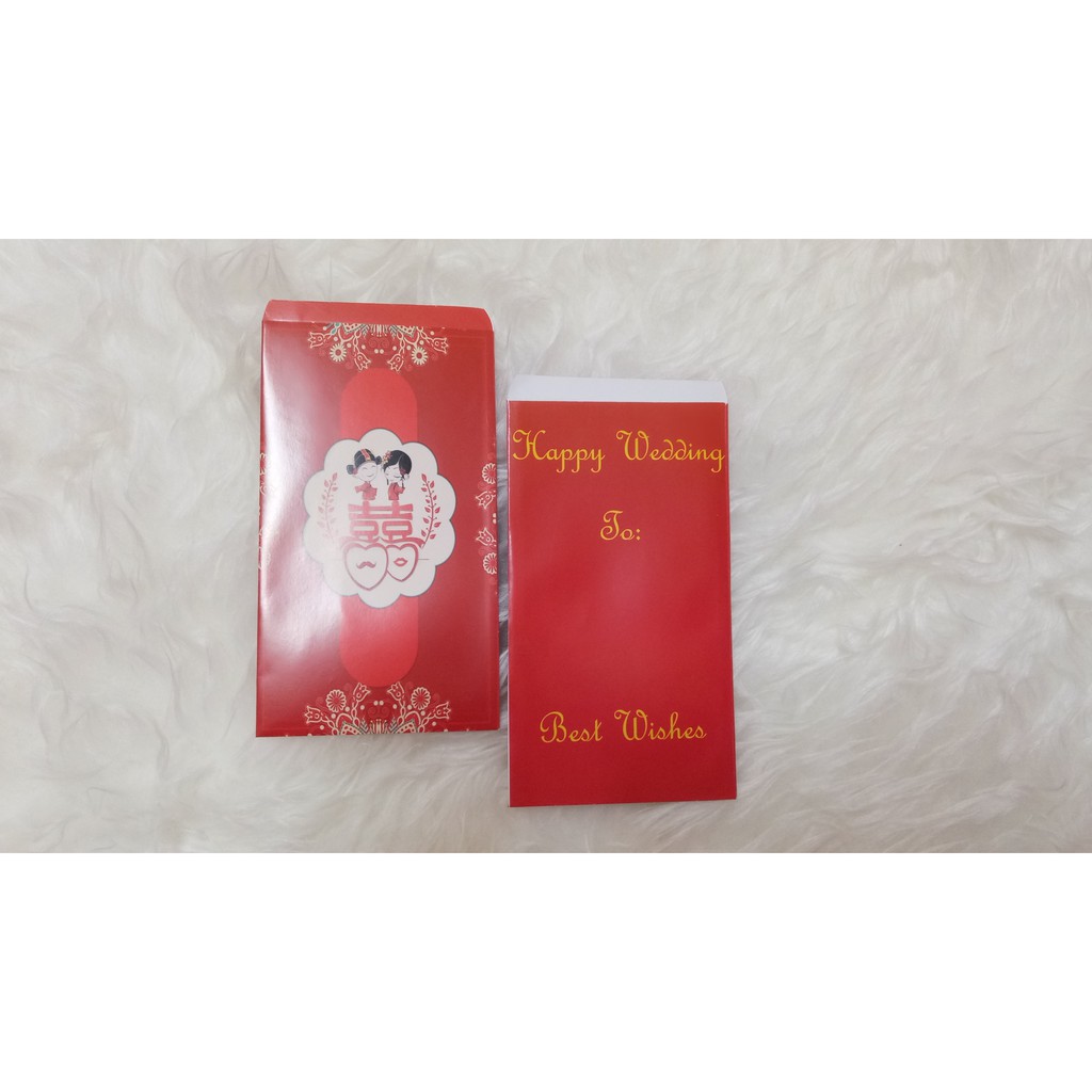

Angpao / Amplop Wedding Red
