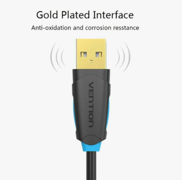 [COD] VENTION CBC KABEL PERPANJANGAN USB 2.0 GOLD PLATED MALE TO FEMALE 1.5 METER / KABEL EXTENSION USB MALE KE FEMALE 1.5M ORIGINAL