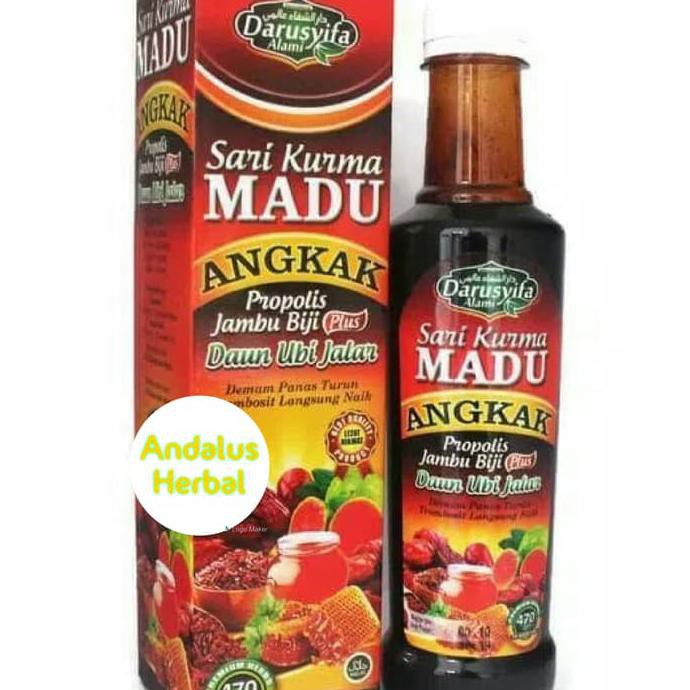 

Sari Kurma Madu Angkak plus Jambu Biji plus Ubi Jalar Darusyifa
