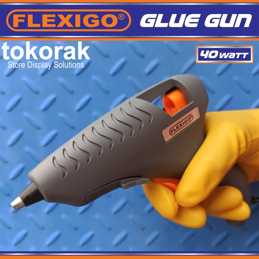 LEM TEMBAK GLUE GUN PRO 40 WATT FLEXIGO - LEM BAKAR