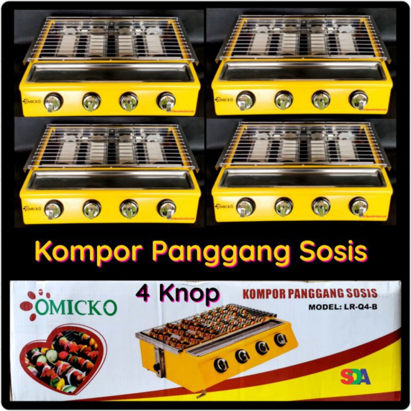 Omicko Kompor Bakar Sosis 4 knop