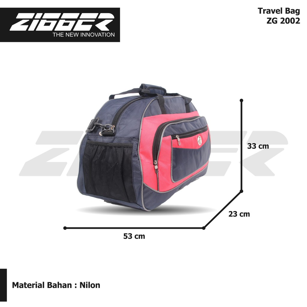 [KLIKTAS] Tas Travel Zigger Balkh 2002 - duffle bag traveling pakaian jumbo besar