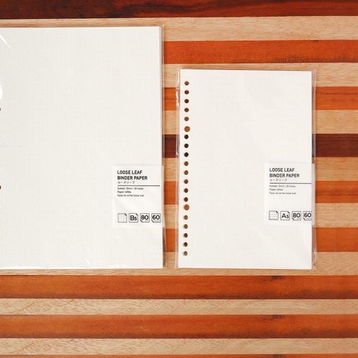 

✨SALE✨ Loose Leaf Binder Paper / Isi Binder B5 A5 / Panmomo Loose Leaf harga bersaing