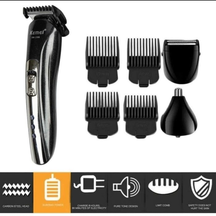 Clipper Kemei KM-1407 Alat Mesin Cukur Rambut Kumis Jenggot Km-1407