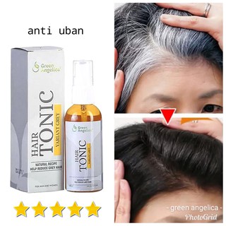  TERBARU Hair Tonic Grey  Green  Angelica Menghitamkan Uban 