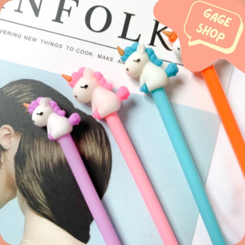 

pulpen bolpen gel pen karakter unicorn sit duduk (4/8/12 pcs ) lucu pen ATK alat tulis kebutuhan anak sekolah imut bisa COD termurah bisa COD import
