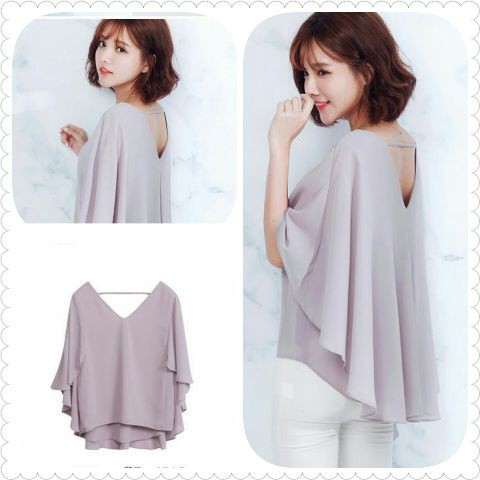 Q- VENITA BLOUSE/ BLOUSE WANITA BAHAN SIFON/ TERBARU