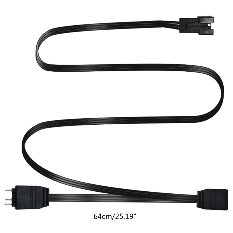 Btsg ARGB 5V 3pin Kabel Ekstensi AURA MSI Motherboard Splitter Adapter Untuk Kipas Strip Lampu Halos 5V