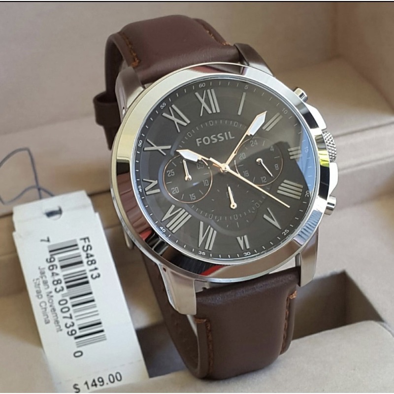 JAM TANGAN POSSIL FS 4813 STRAP KULIT ORIGINAL