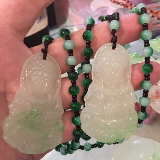 Kalung giok china asli dewi kwan im