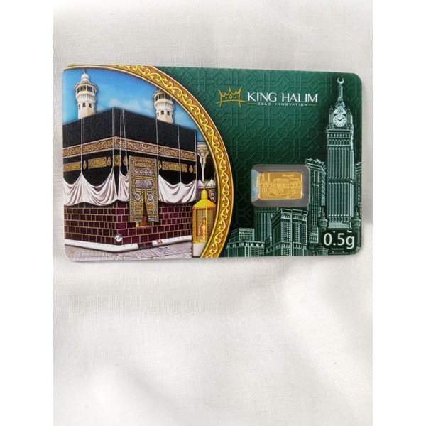 Gift Series Logam Mulia 24K King Halim 0.5 Gram