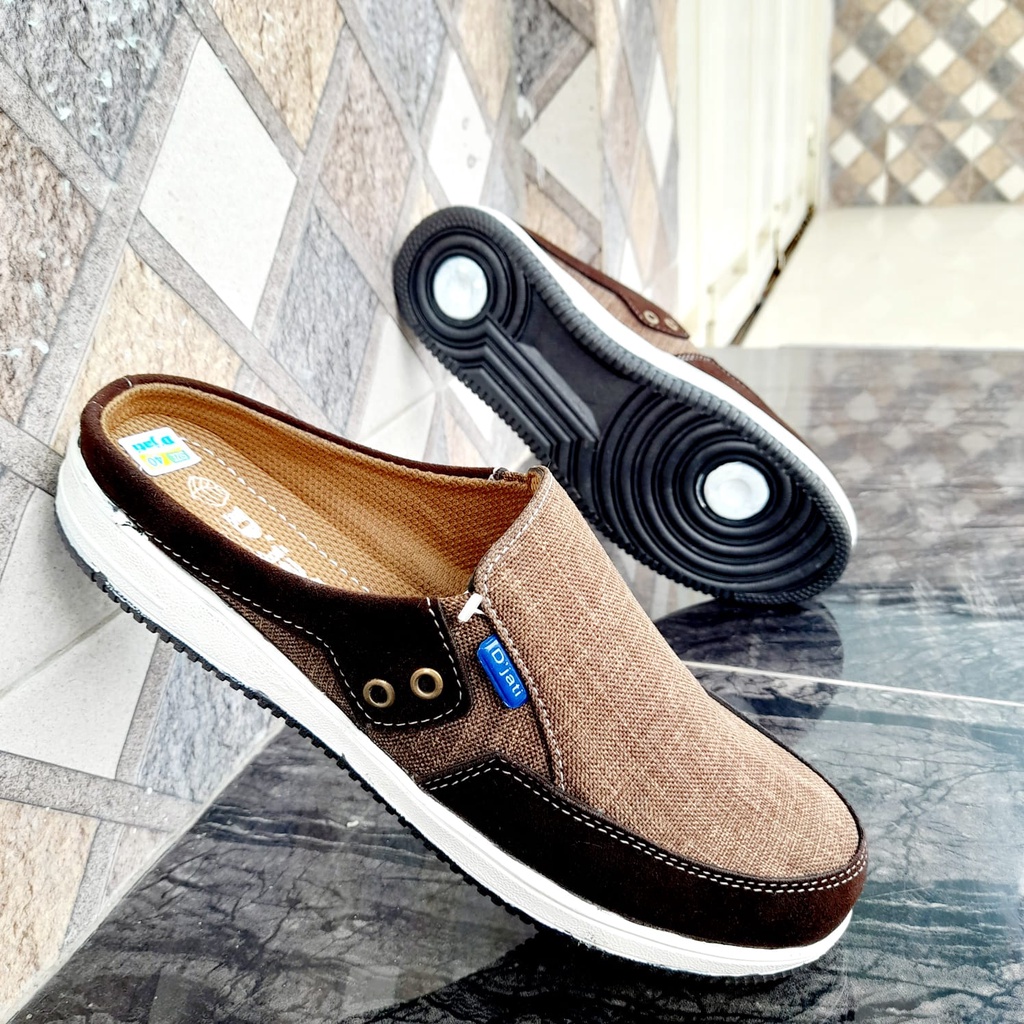 Sepatu slip on Selop D'jati 01 Hight quality Terbaru