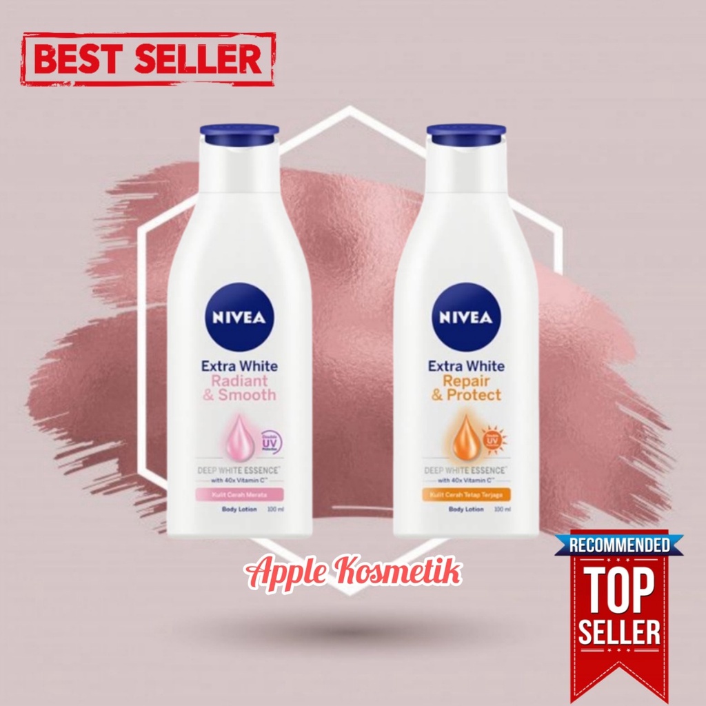 NIVEA Extra White Body Lotion 100ml BPOM TERBARU!!