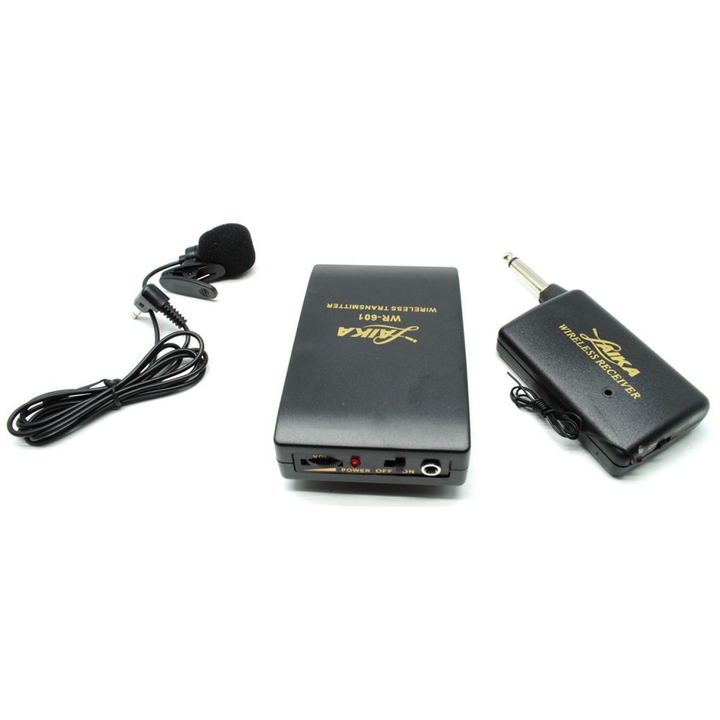 Wireless FM Transmitter Receiver Pro Microphone WR-601/mik mikrofon merekam perekam suara dari jarak