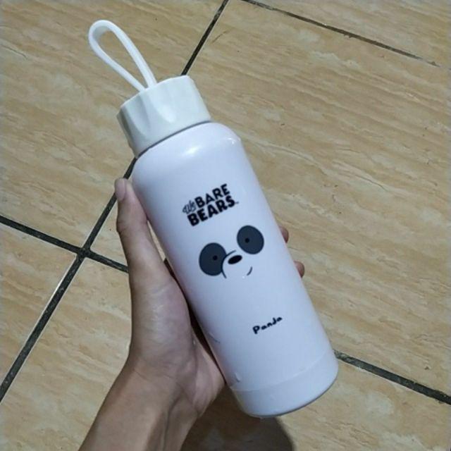 Miniso Tumblr Botol We Bare Bears 300ml