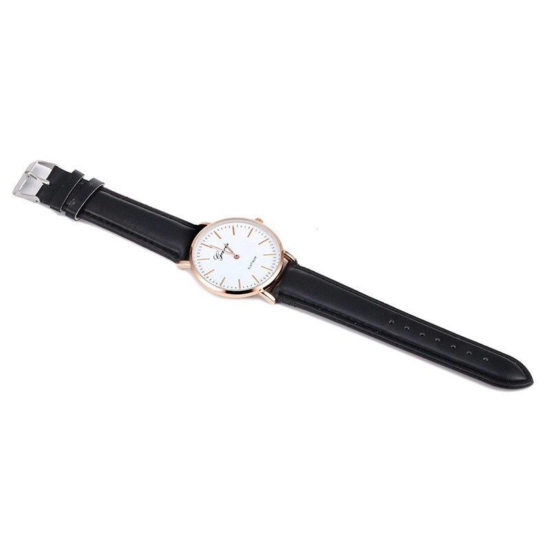 Jam Tangan Impor GENEVA PLATINUM  Analog Quartz Pria Wanita Simple Modern Fashion 2019-5