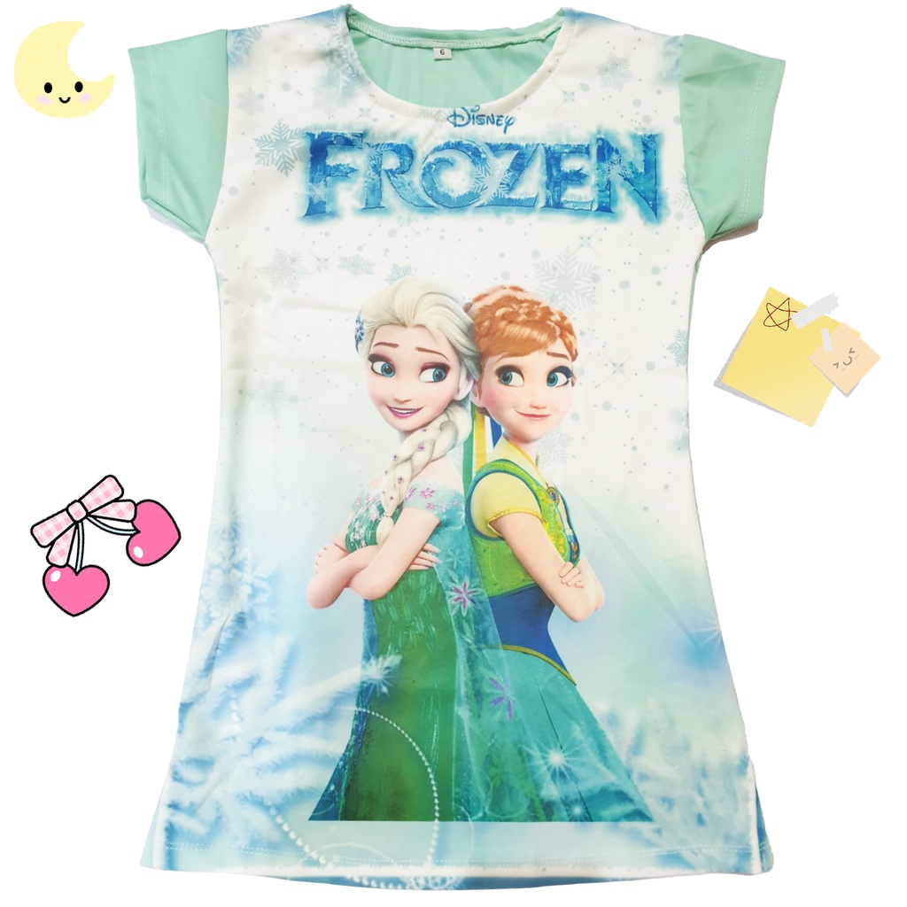Dress anak Frozen / Dress anak scuba Frozen