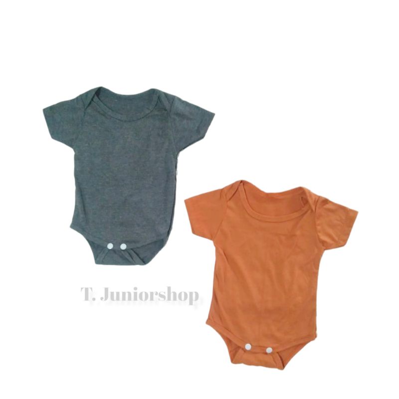 jumper bayi warna Polos /jumsuit bayi newborn /perlengkapan bayi baru lahir