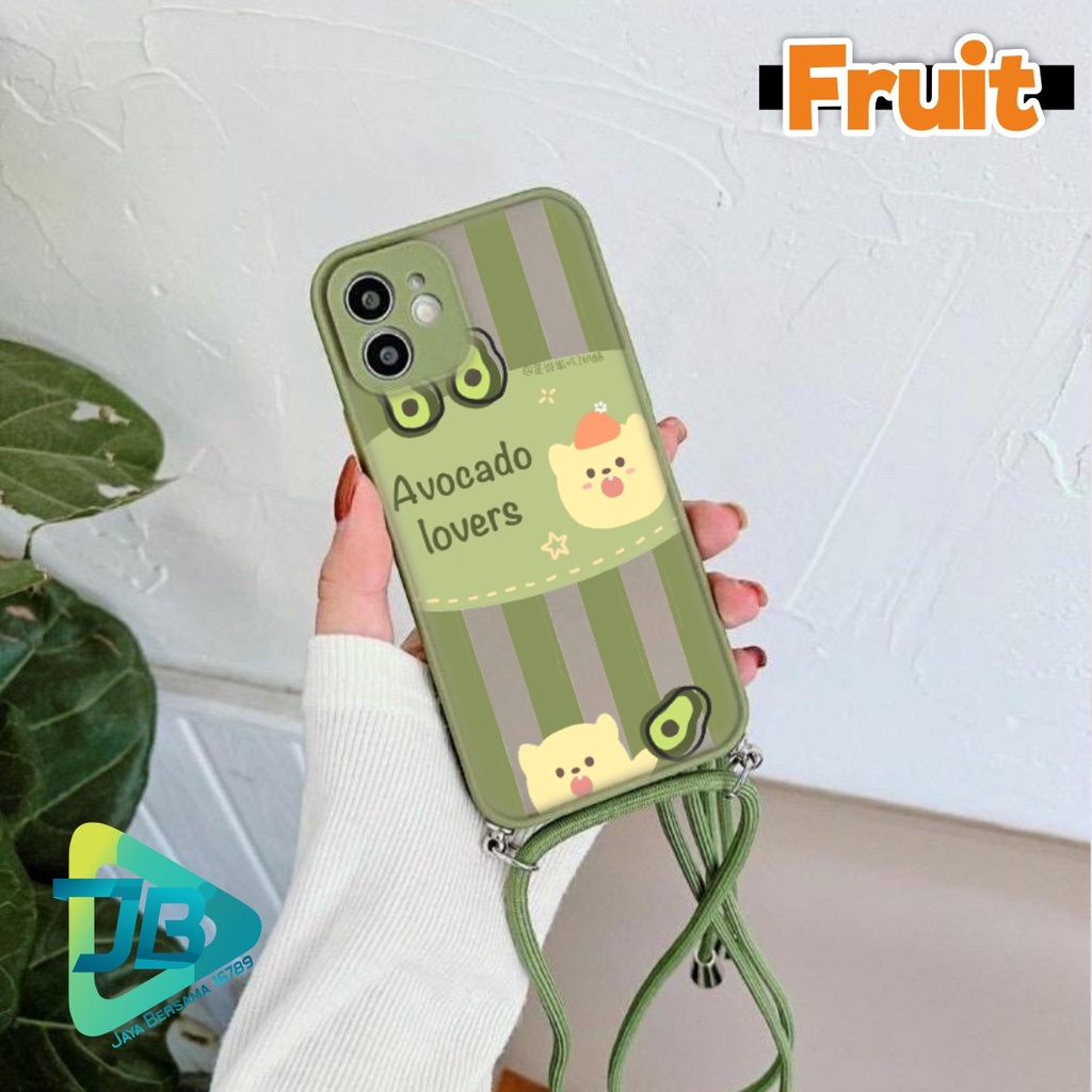 SOFTCASE SLINGCASE DOVE FRUIT OPPO VIVO SAMSUNG XIAOMI REALME IPHONE ALL TYPE JB4927