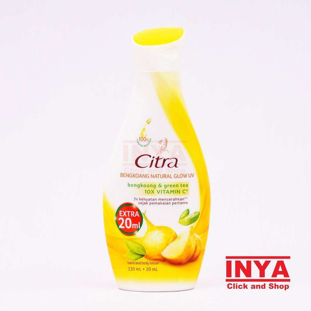 CITRA BENGKOANG NATURAL GLOW UV HAND AND BODY LOTION 230ml