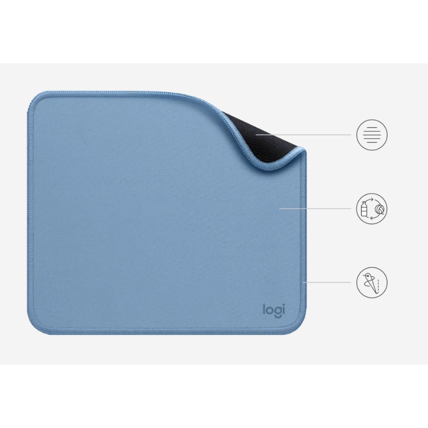 Logitech Mouse Pad Studio Series- Blue Grey - Garansi Resmi 1 Tahun