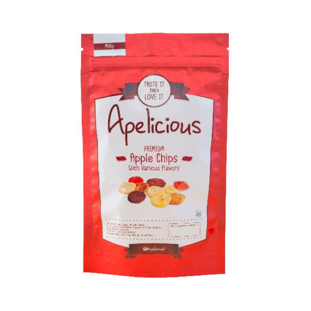 Keripik apel rasa Apelicious / snack oleh-oleh Malang / kripik