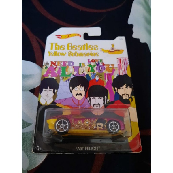 Hotwheels the beatles fast felion