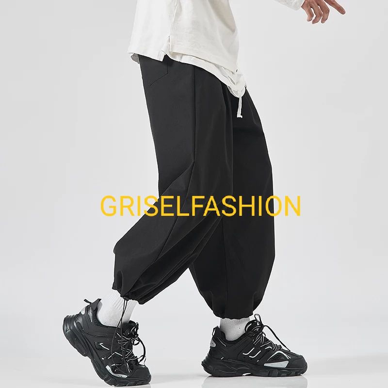 Celana Jogger Streetwear pria