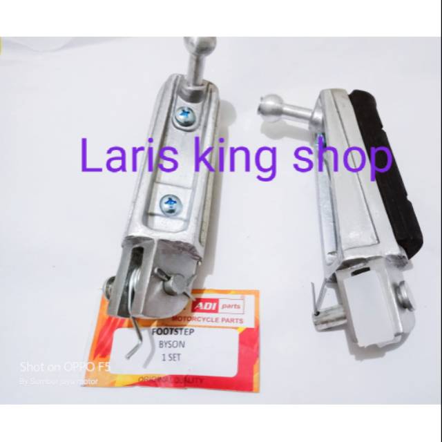 Step depan Yamaha Byson pijakan kaki depan motor byson bison