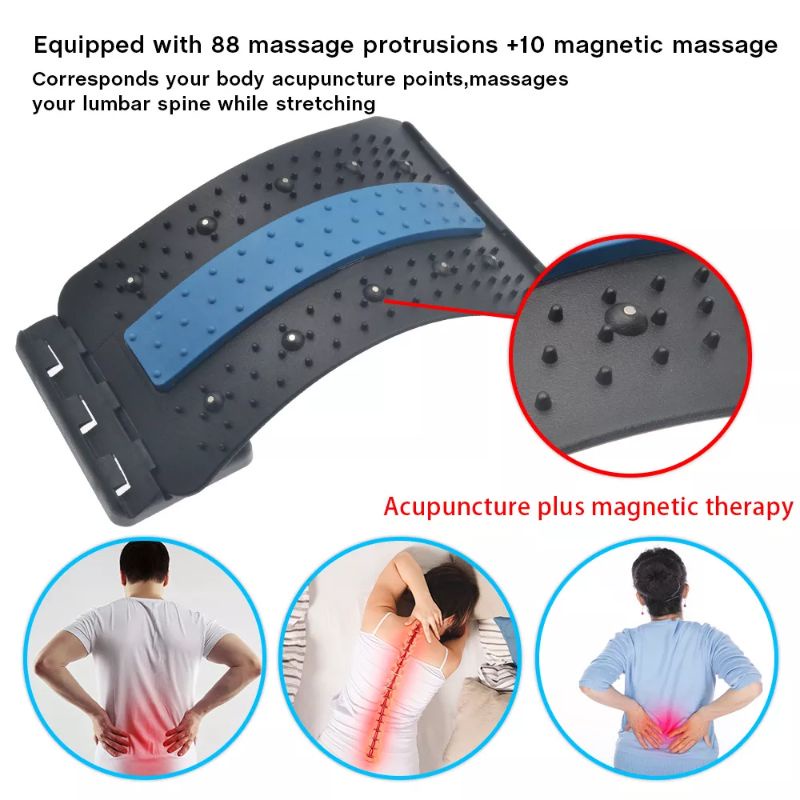 Flex Ortho Ortopedi Alat Terapi Sakit Pinggang Punggung Alat Terapi Sandaran Pinggang Magnet Terapi Pinggang dan Sakit Punggung Alat Kesehatan Sandaran Terapi Relaxsasi Punggung Lumbar Spinal Relax Ortho Stretcher Magnetic  Senderan Leher rematik