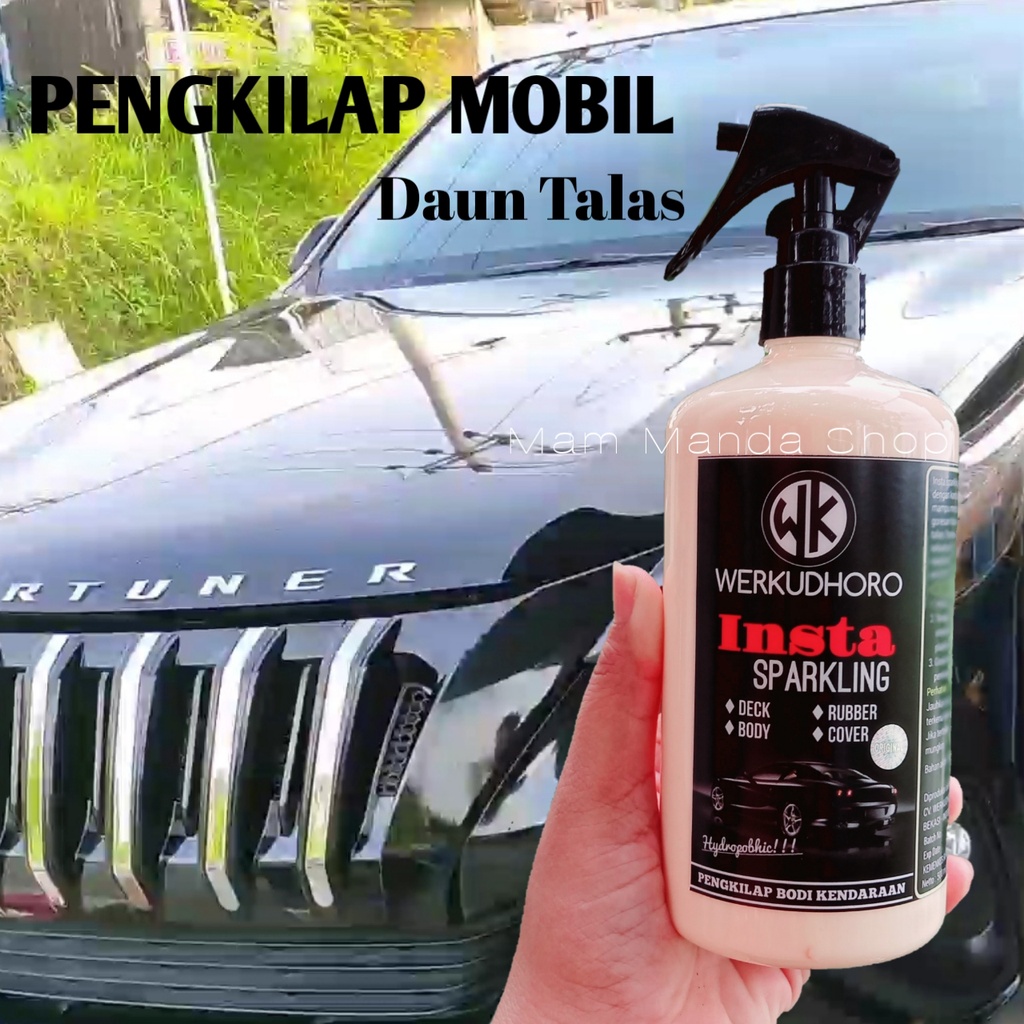 Insta Sparkling 500ml bonus Rubbing Compound / Pengkilap dan penghilang baret / Pengkilap Mobil