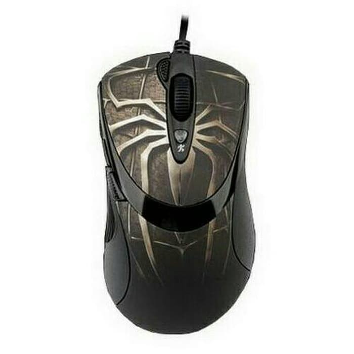 "A4tech X7 XL747H Macro Gaming Mouse Motif Spider"
