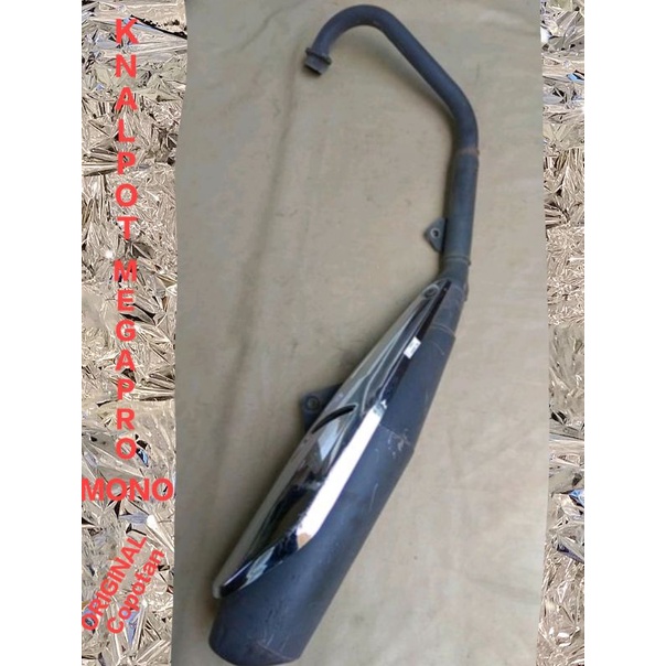 Knalpot original ori Copotan Megapro mono monoshock