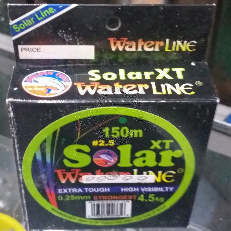Tali Senar Pancing Golden Fish Water Line Solar XT #2.5 150m 4.5kg