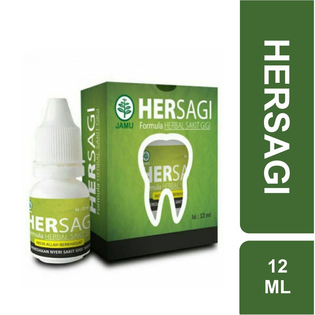 Hersagi Formula Obat Herbal Sakit Gigi Hiu Hersagi Shopee Indonesia