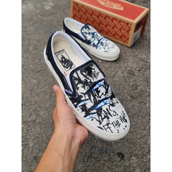 [BISA COD] VANS SLIP ON STEADMEN FISH TUNA DT PREMIUM