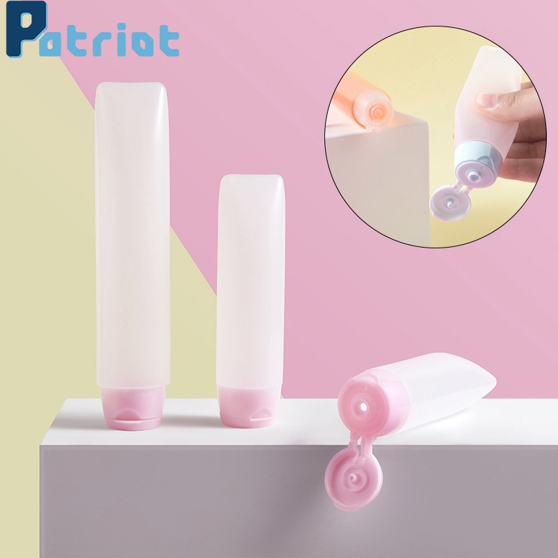 30ML/50ML Empty Plastic Portable Tubes Bottle/ Cream Lotion Refillable Cosmetic Hose Bottle/Travel Bottles Plastic Squeeze Bottle with Flip Caps for Shampoo,Conditioner,Lotion/  Makeup Tools