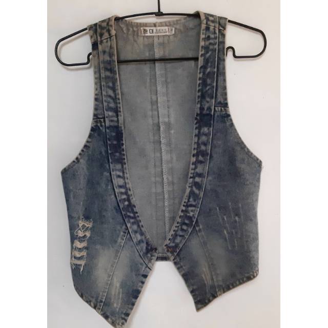 Outer Denim/rompi jeans PL branded luar