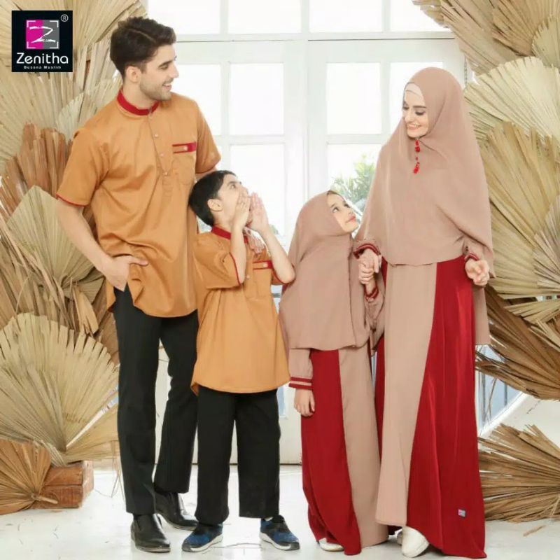 BUSANA MUSLIM KELUARGA SARIMBIT ZENITHA SAKINAH 11 MARON