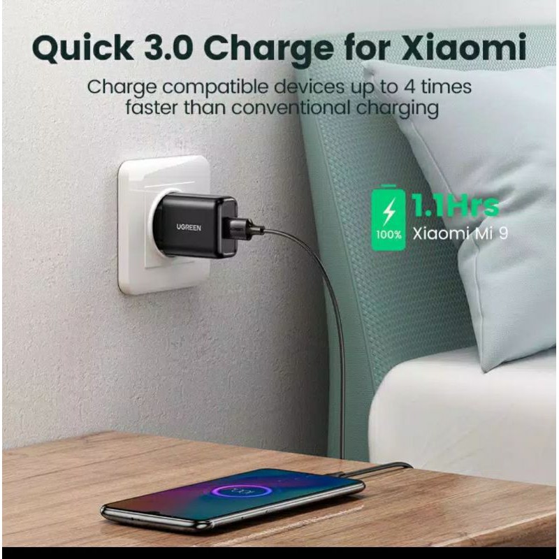 UGREEN Charger Iphone Android 18W Fast Charging