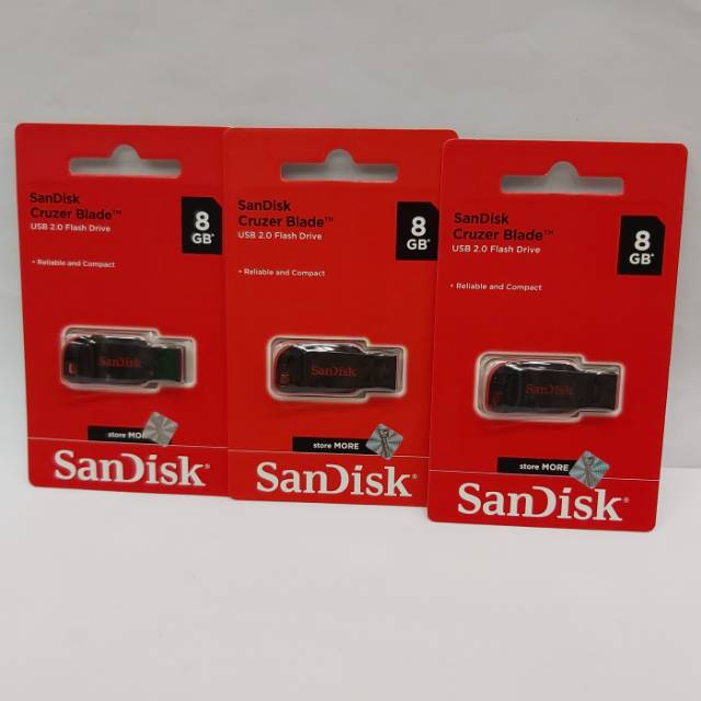 Flashdisk Sandisk Cruzer Blade 8GB USB 2.0 Flash Drive