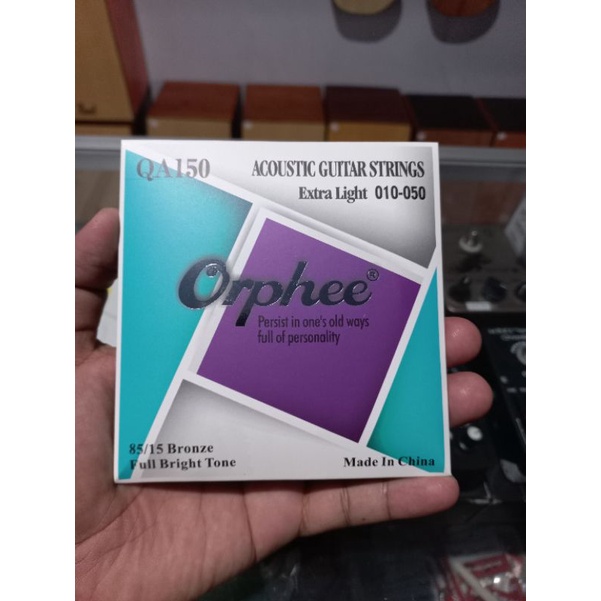 SENAR GITAR AKUSTIK ORPHEE QA 150 UKURAN 0,10