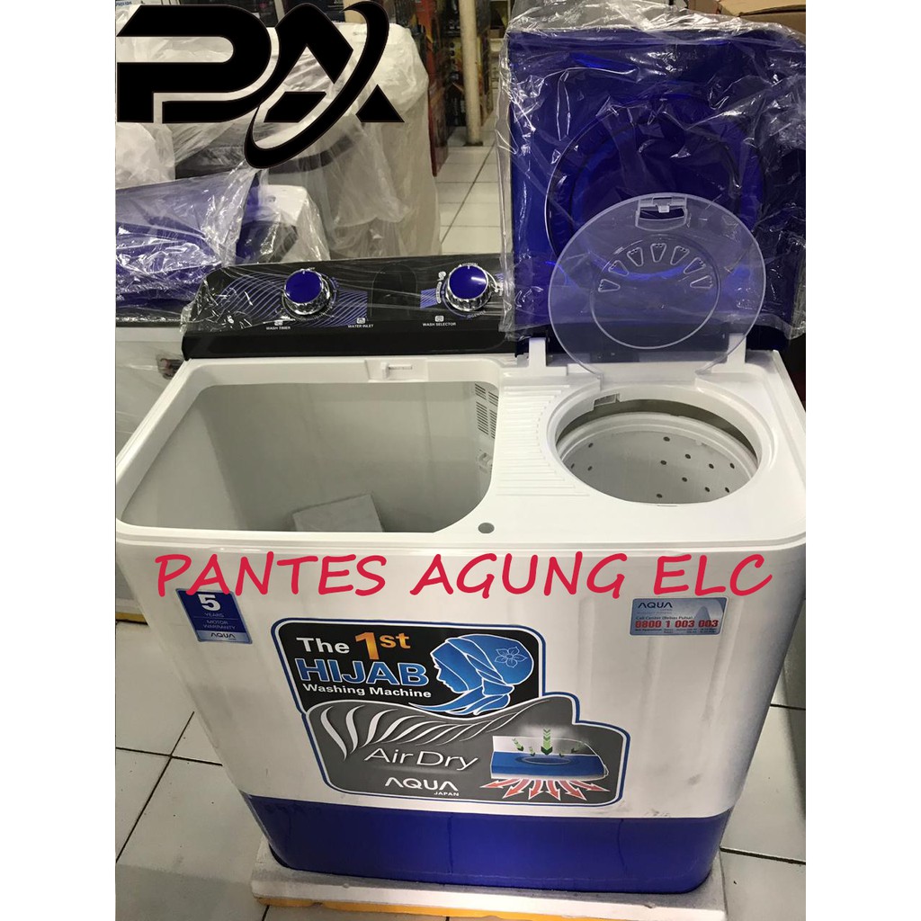 MESIN CUCI 2 TABUNG AQUA QW950XT / QW980XT 9KG khusus bdg